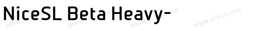 NiceSL Beta Heavy字体转换